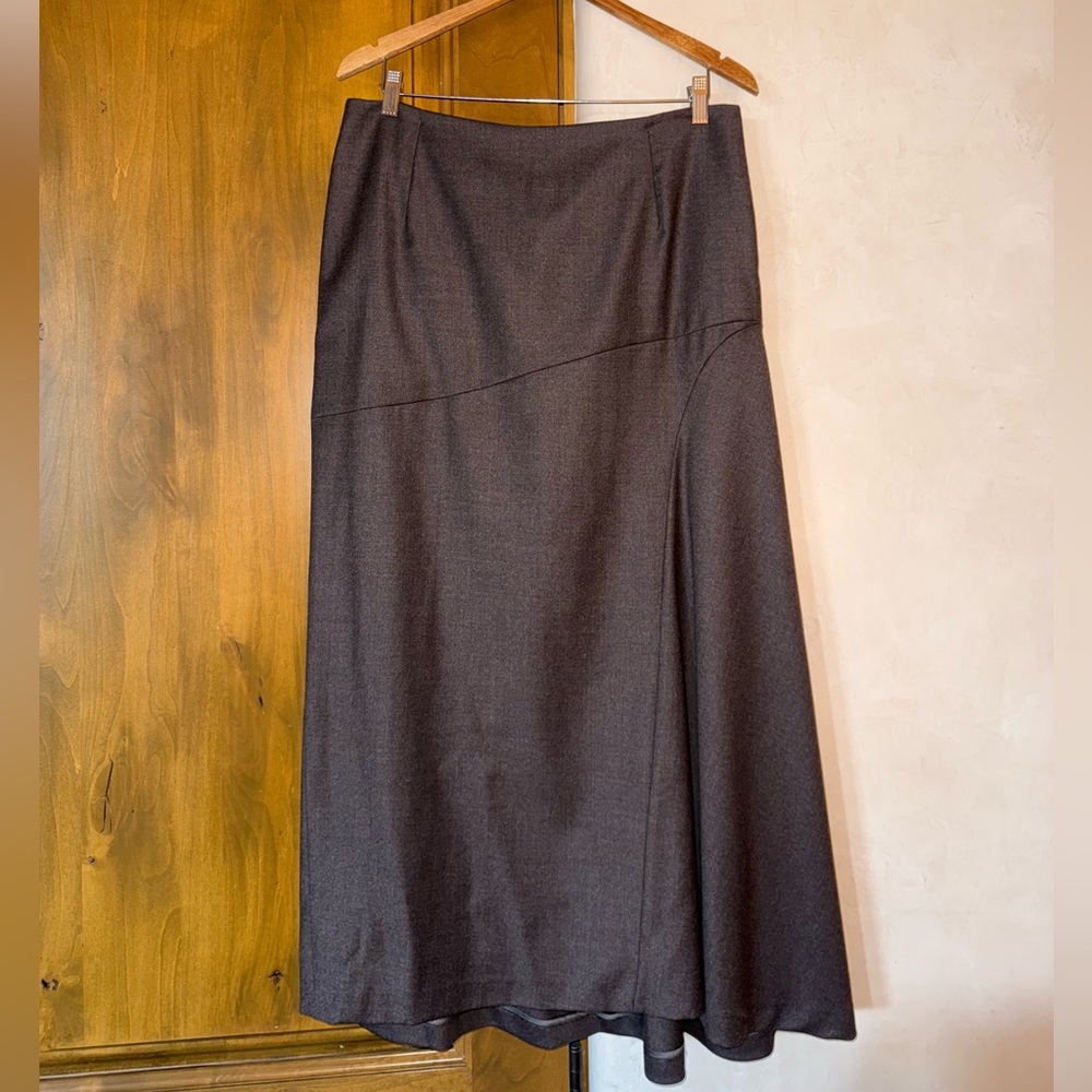 Brunello Cucinelli Brown Maxi A-Line Skirt - Picture 5 of 5